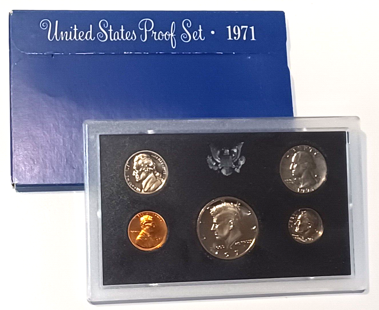 1971 S U.S. Mint Proof Set United States Original Mint Packaging image 0