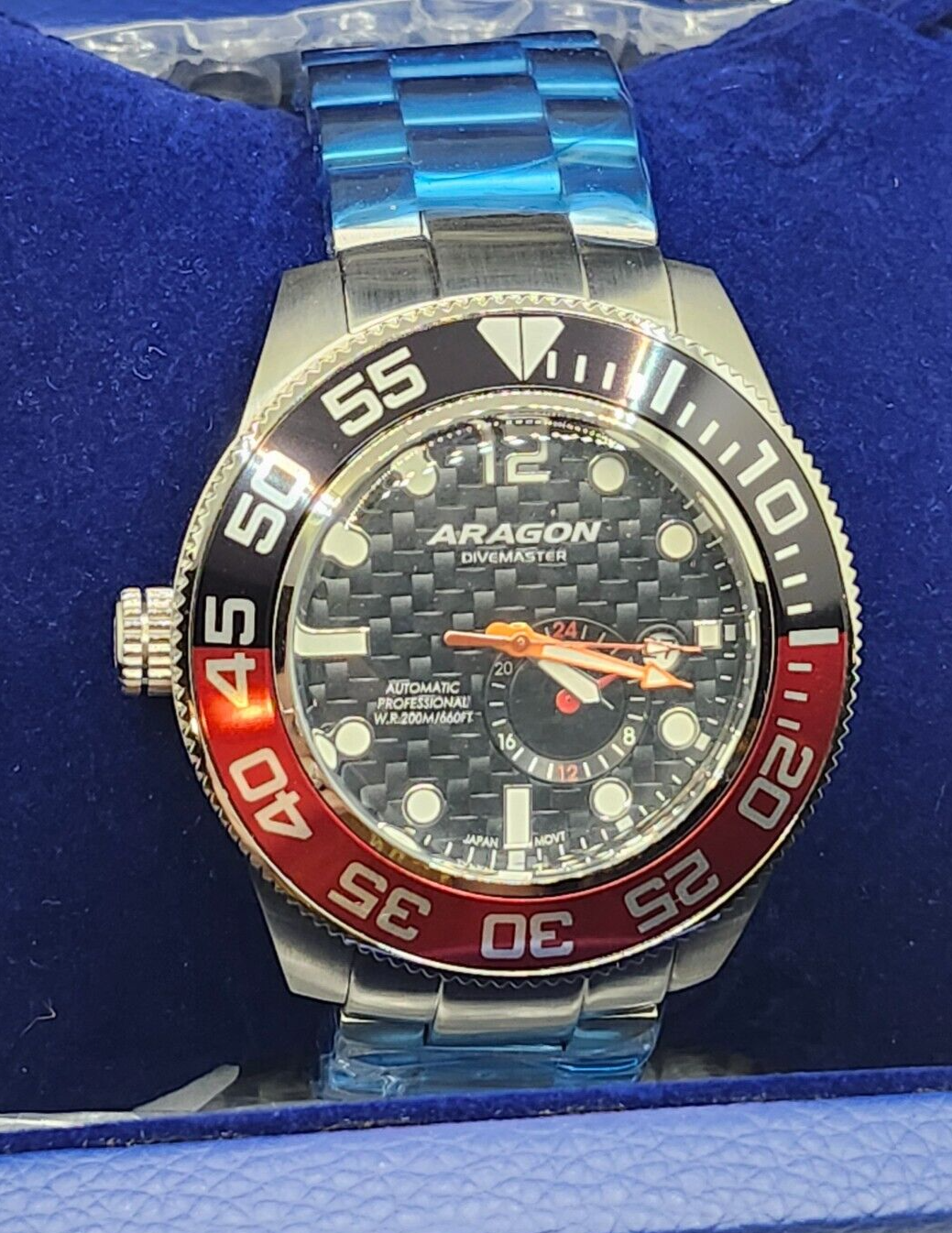 NEW Aragon Divemaster III NH37 Automatic A338 Men's Watch in Box image 1