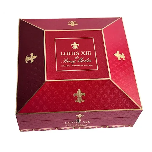 Remy Martin Louis XIII Cognac Baccarat Crystal Empty 750ml Bottle w/ Casket Shap image 7