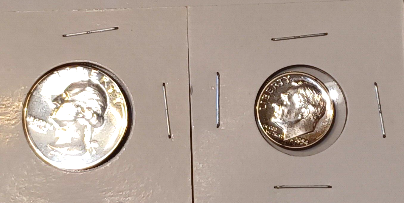 1954 US MINT ORIGINAL PROOF SET IN Original Box & Tissue image 3