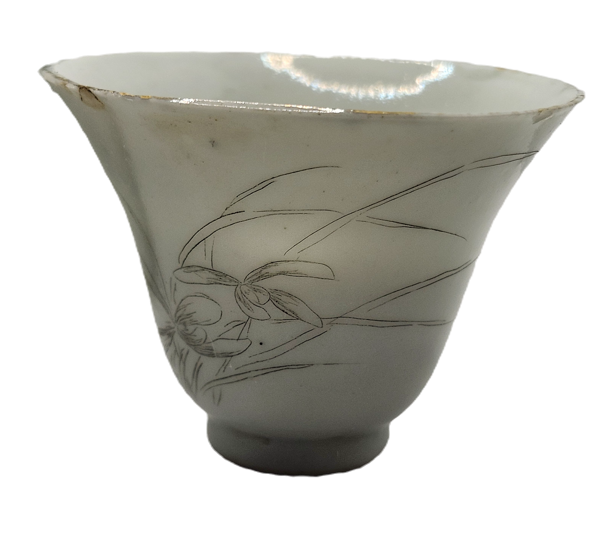 RARE Antique 20's Japanese Saki Wine Warmer Single Cup Set image 5