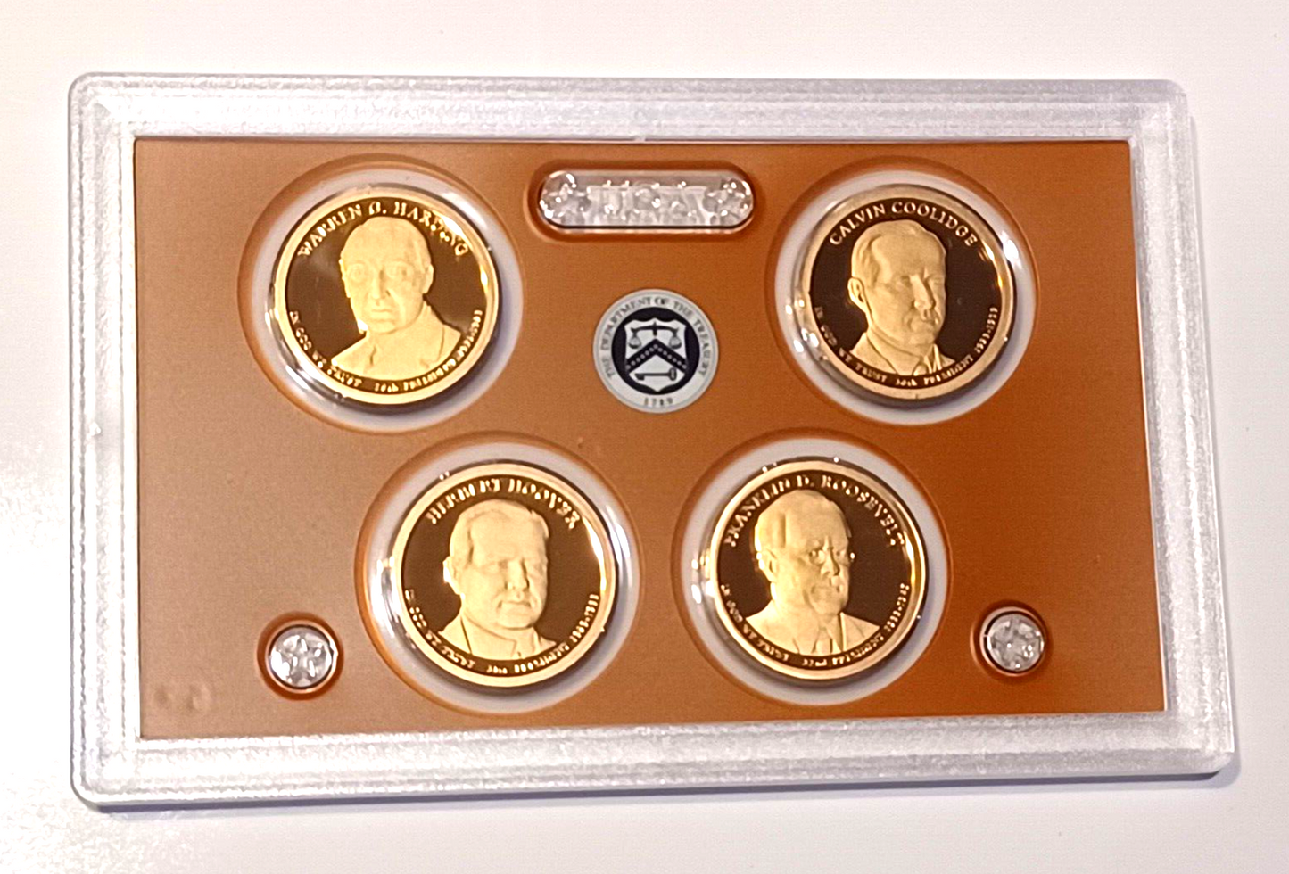 2014 S US Mint Silver Proof Set - 14 Coins COA Original Box image 7