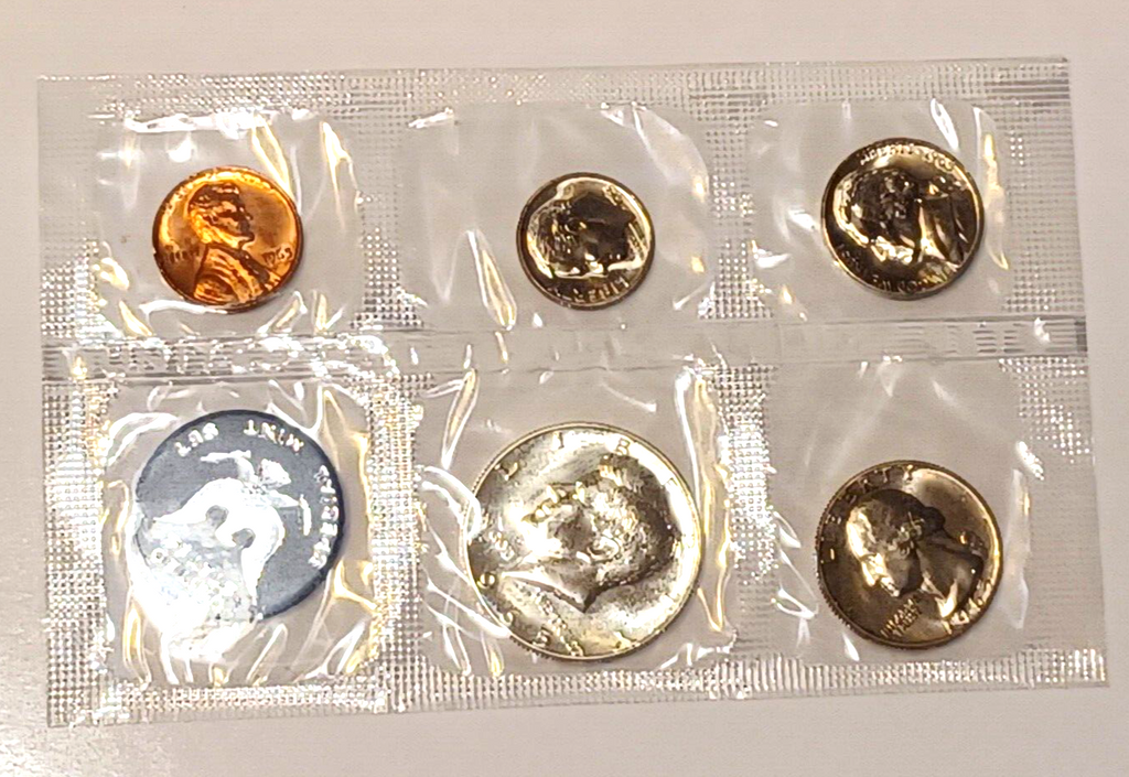 1965 U.S. Special Mint 40% SILVER PROOF Set in Original Envelope image 1