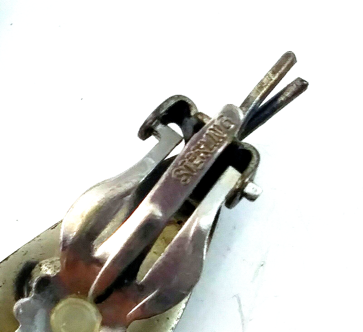 Vintage Mid Century Modern Sterling Beau Bracelet Pin & Earrings Set image 3