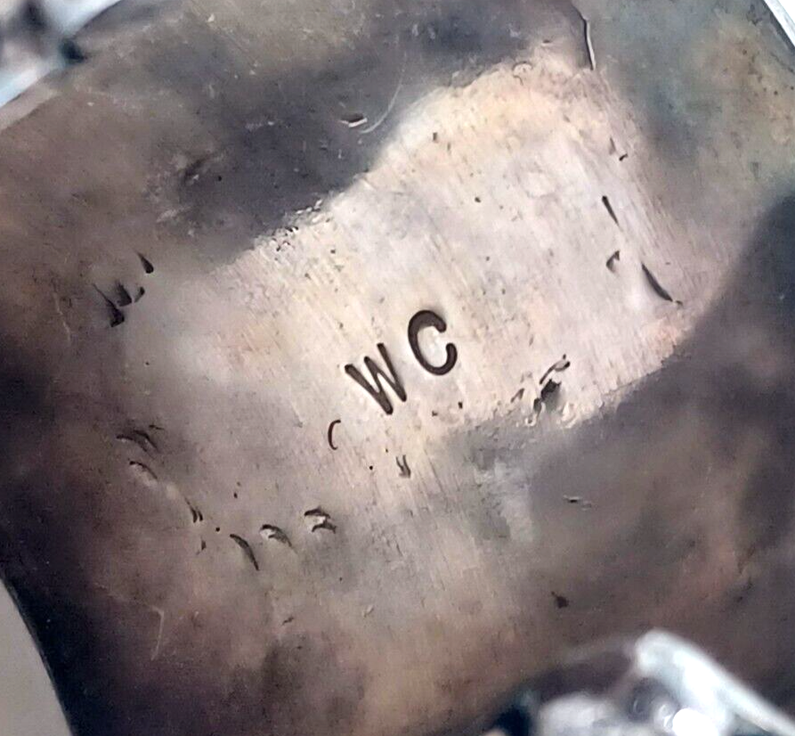 Lg Native American Green Amber Turq & Coral Sterling Cuff Bracelet Wilford Chee image 16