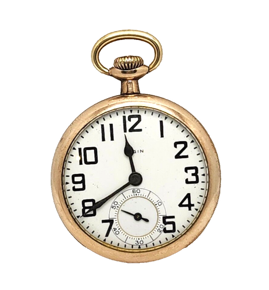 Antique 1925 Elgin B.W. Raymond Grade 478 Model 15 GF Pocket Watch 16S 21J Runs image 0