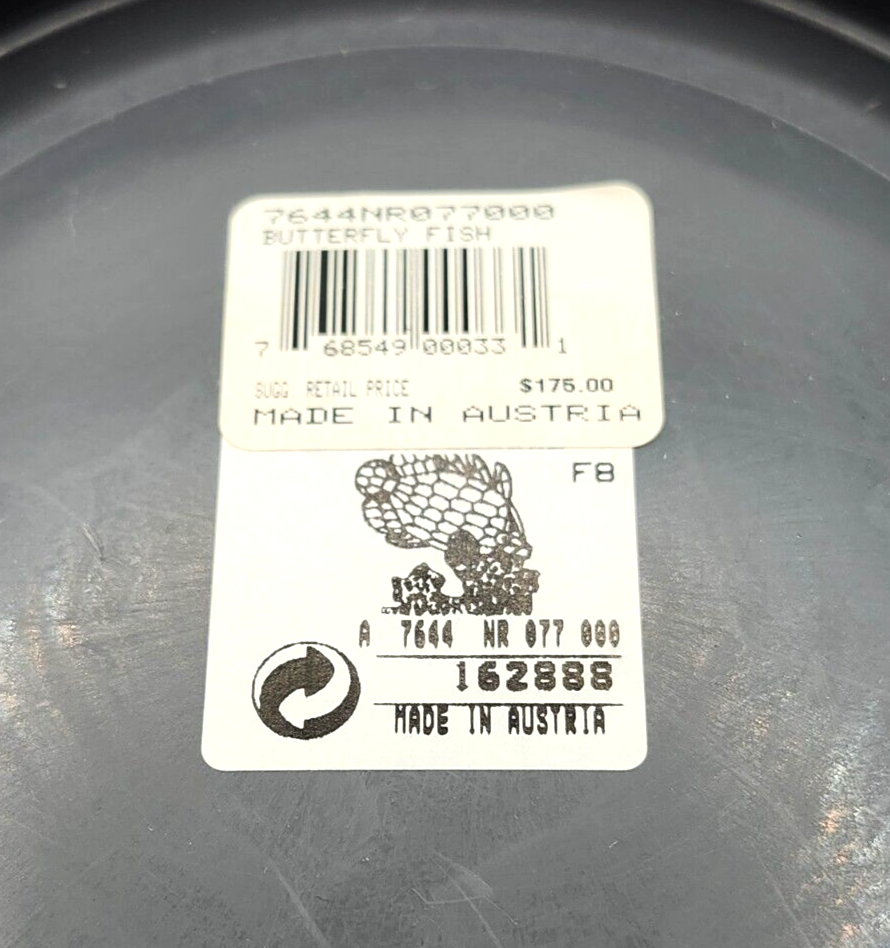 Swarovski Silver Crystal Butterfly Fish On Coral Reef in Original Box 162888 image 6