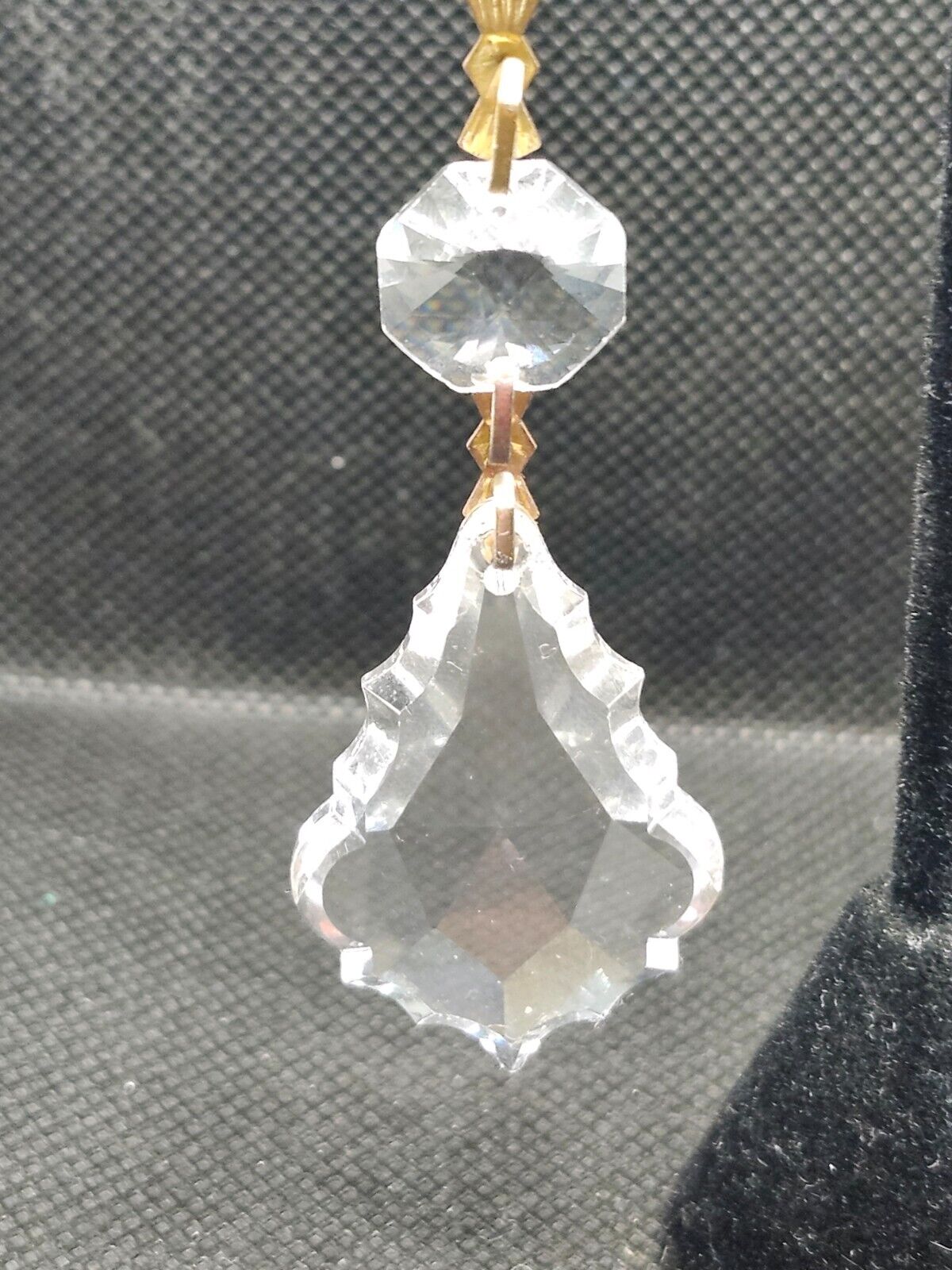 Hand Made Vintage Chandelier Crystal Dangle Drop Earrings image 5