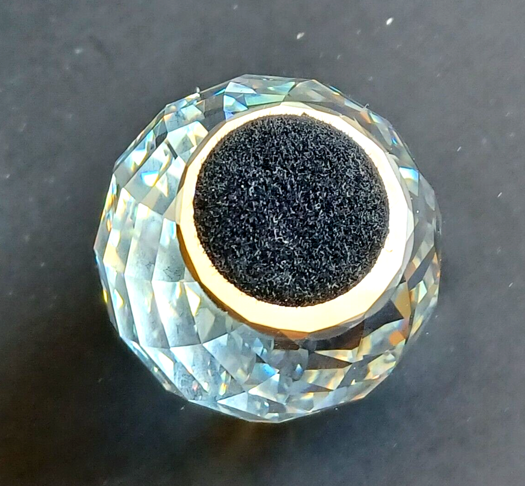 Swarovski Collector Society Crystal Paperweight Black Swan Multifaceted in Box image 4