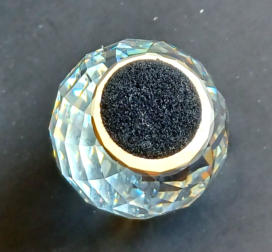 Swarovski Collector Society Crystal Paperweight Black Swan Multifaceted in Box image 4