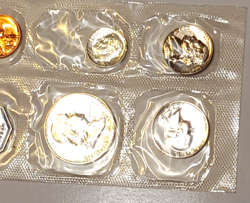 1957 U.S. Mint SILVER PROOF Set in Original Envelope image 3