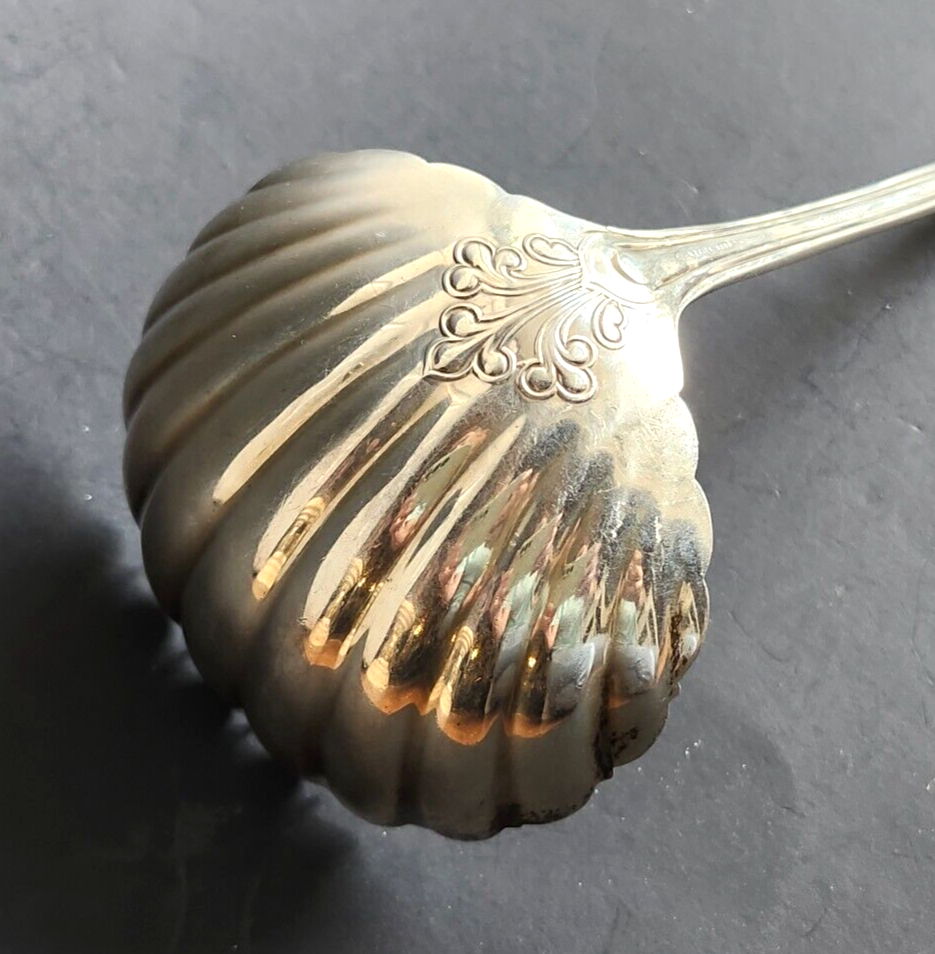 RARE! Antique Tiffany & Co Ionic Sterling Silver Large Shell Ladle image 5