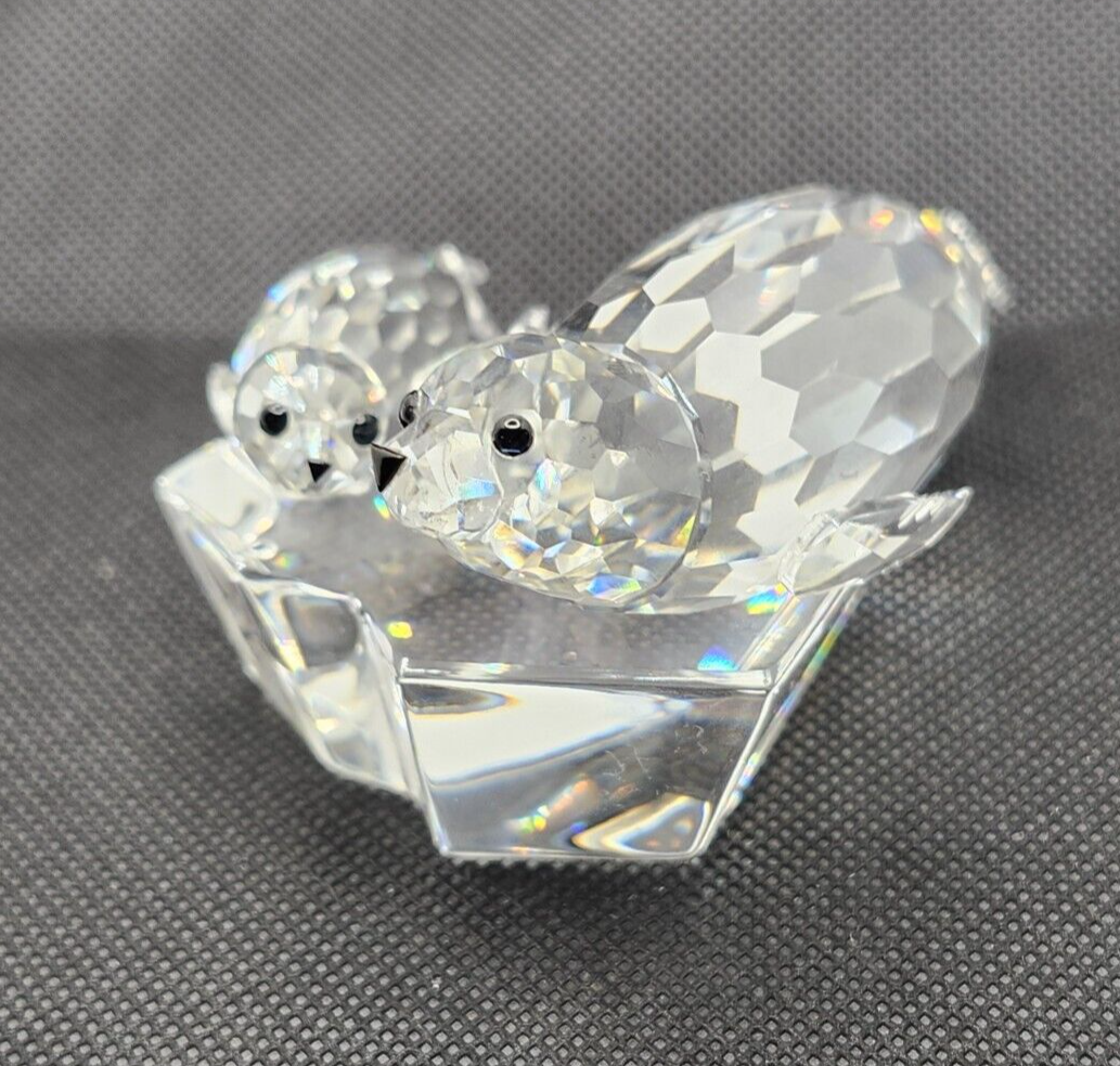 Swarovski Crystal SCS 1991 Annual Edition "The Seals" Figurine in Box w/ COA image 2
