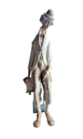 Lladro 1027 Clown with Concertina Accordion 18" Figurine in Box ~ Retired image 0