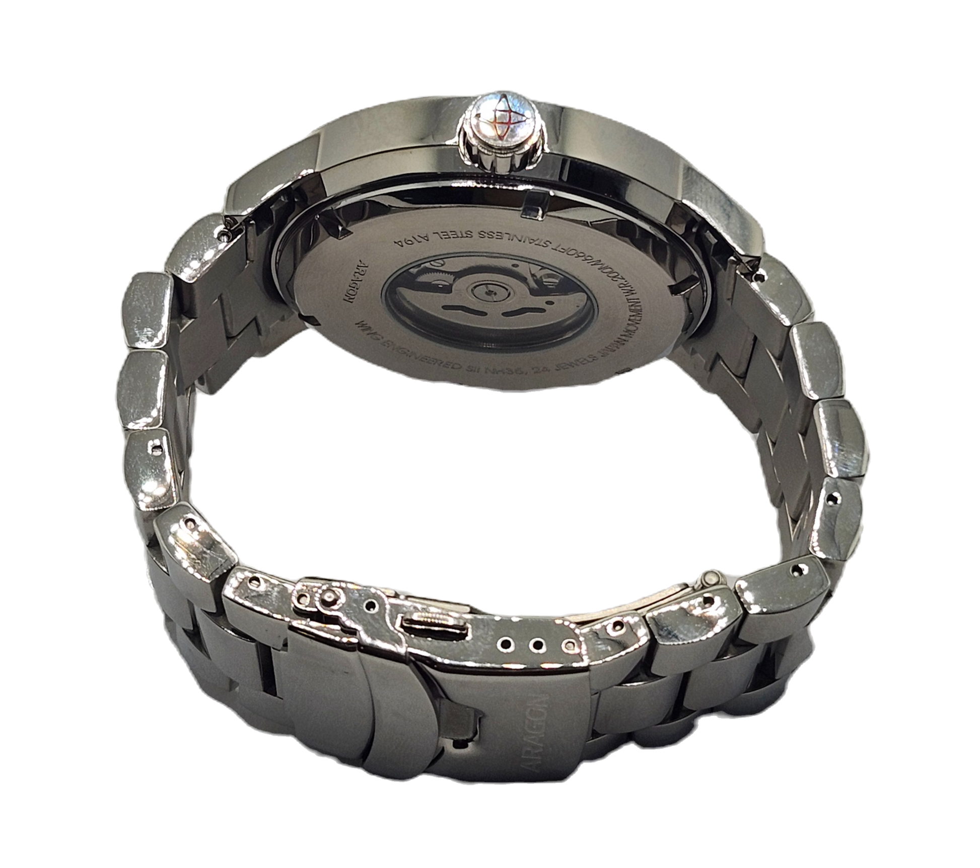 Aragon A194BLU Chinese Character Automatic 50mm image 4