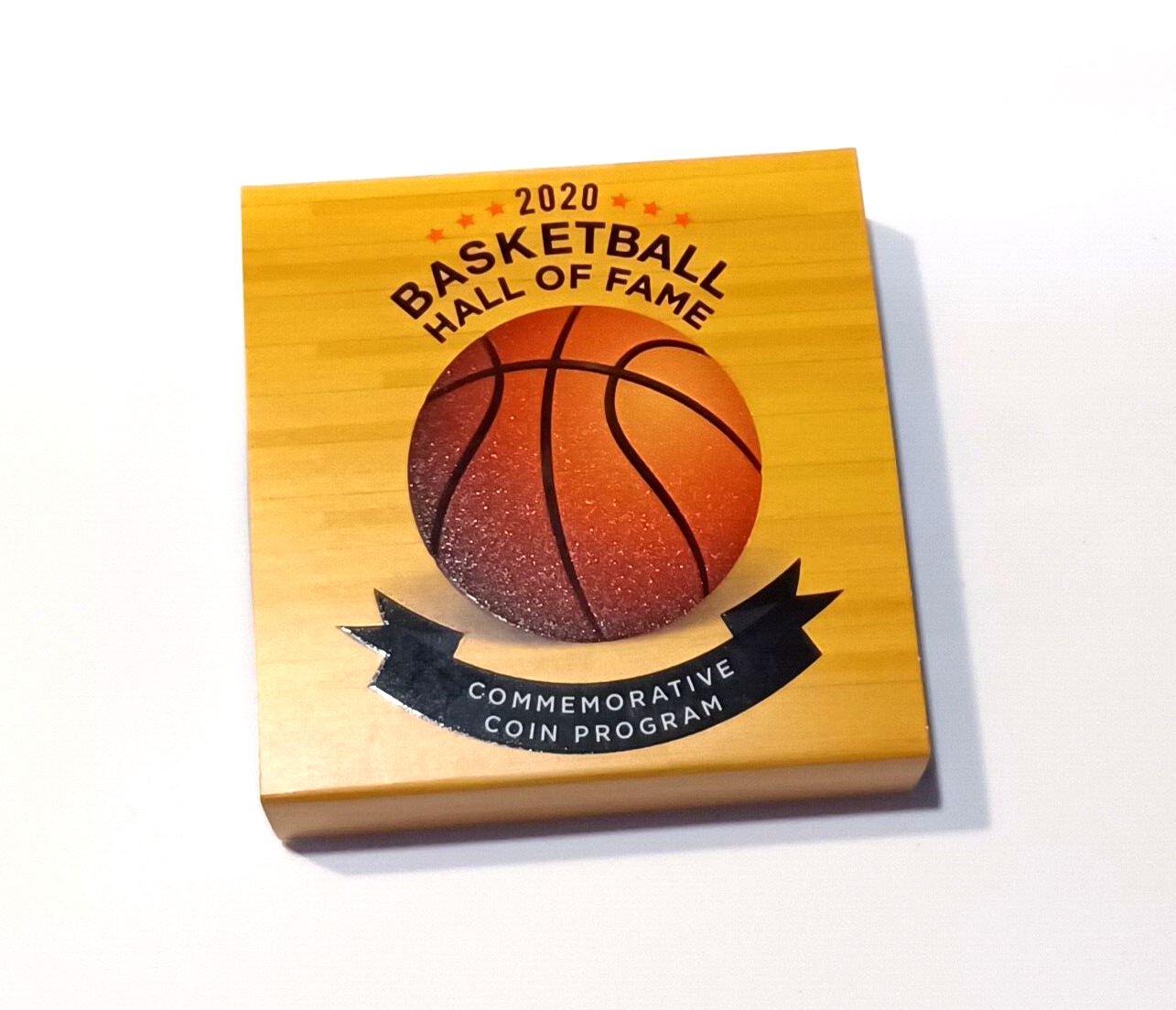 U.S. Mint Basketball Hall of Fame 2020 Pure .999 Silver Uncirculated Dollar Coin image 6