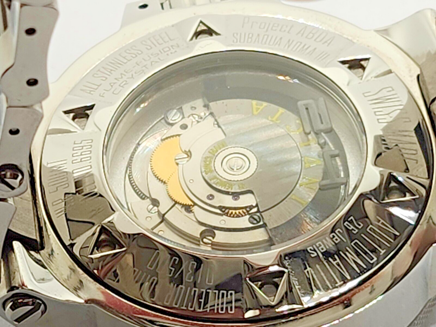Invicta Project ABDA Subaqua Noma III Swiss Automatic Watch #6695 ~ CE 13 of 500 image 4