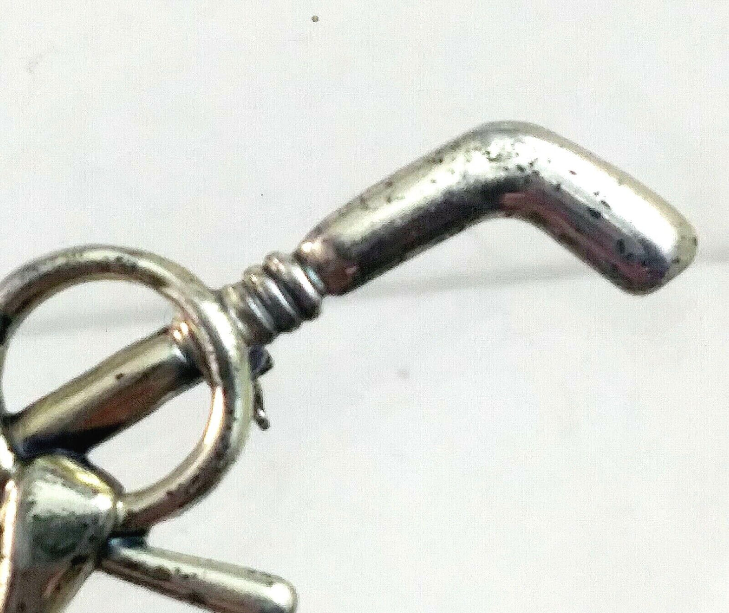 Vintage Stering Silver Equestrian Horse with Whip Pin Brooch image 2