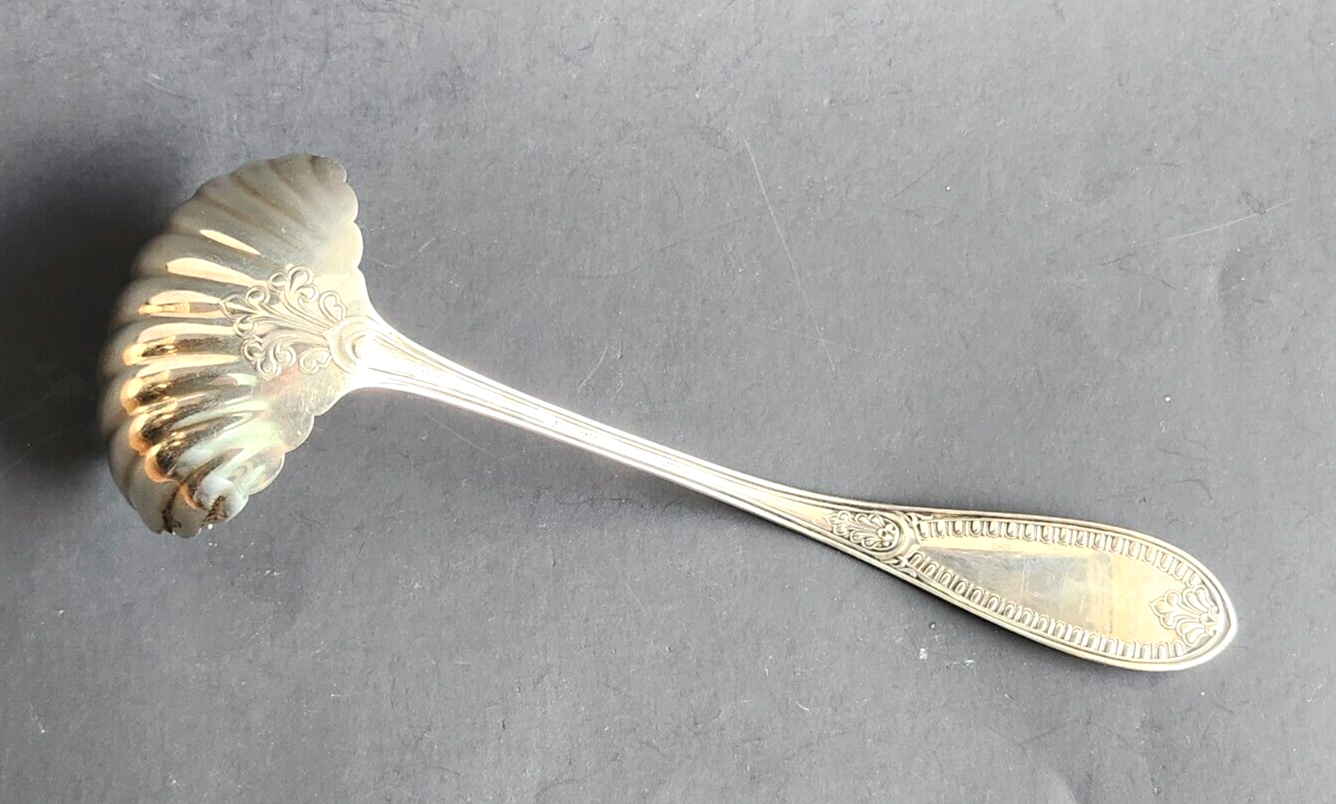 RARE! Antique Tiffany & Co Ionic Sterling Silver Large Shell Ladle image 4