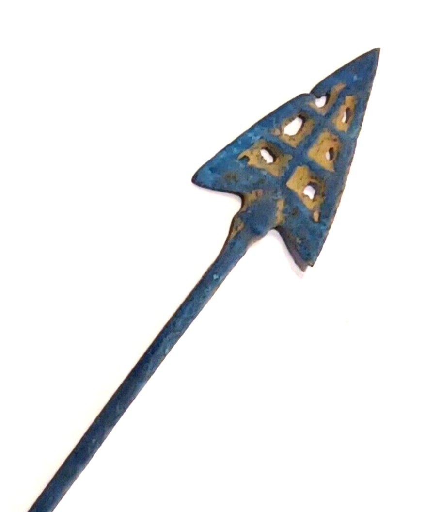 Ancient Mycenaean Bronze Age Greek Longshot Pierced Arrowhead War Relic image 4