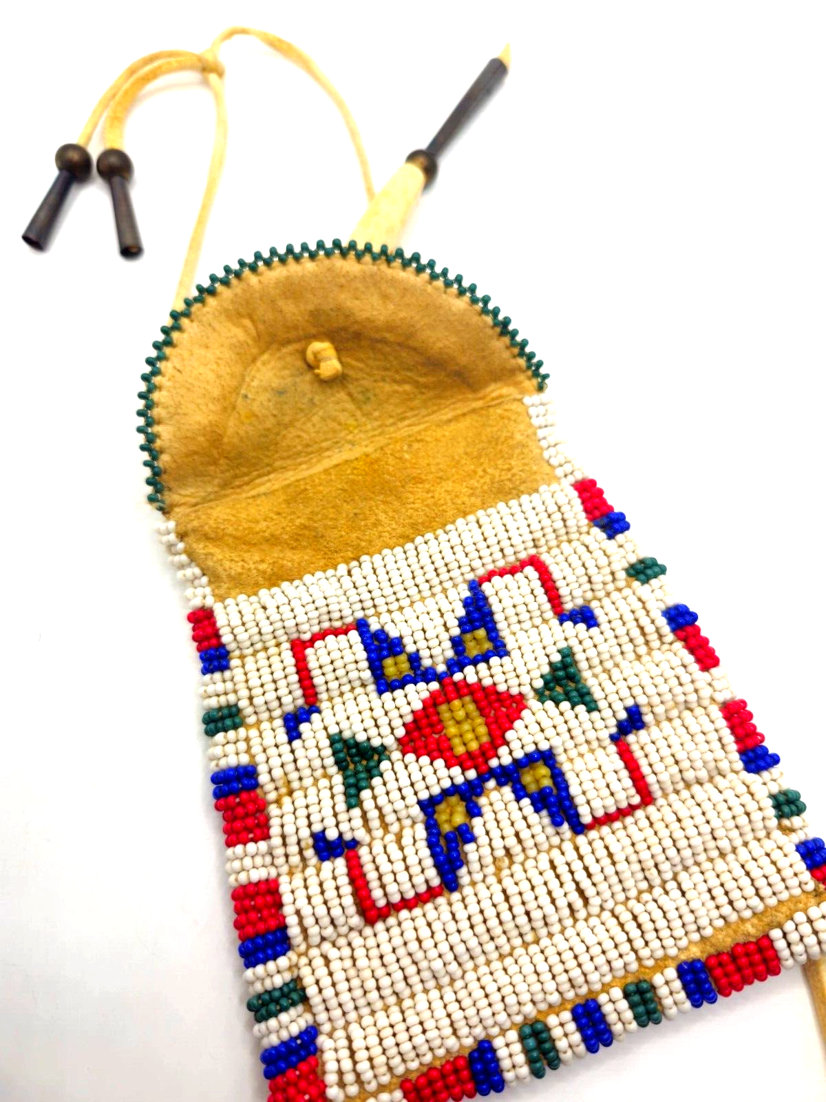 Vintage Native American Sioux or Arapaho Strike-a-Light Case / Medicine Bag image 6