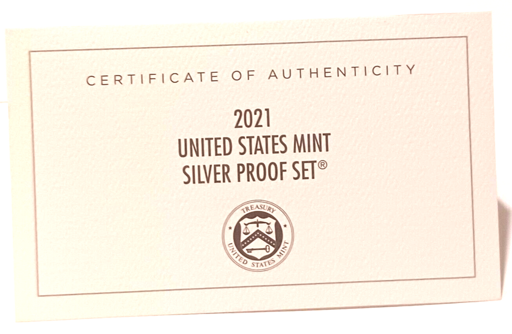2021 United States Mint Silver Proof Set 7 Coin Set w/ COA image 6