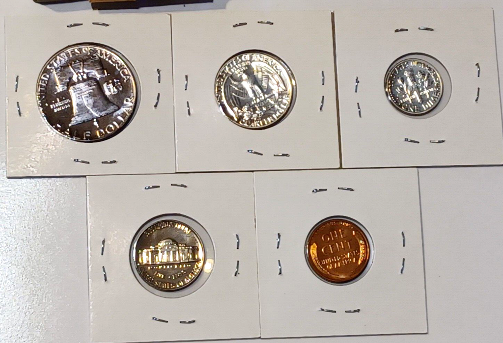 1954 US MINT ORIGINAL PROOF SET IN Original Box & Tissue image 5