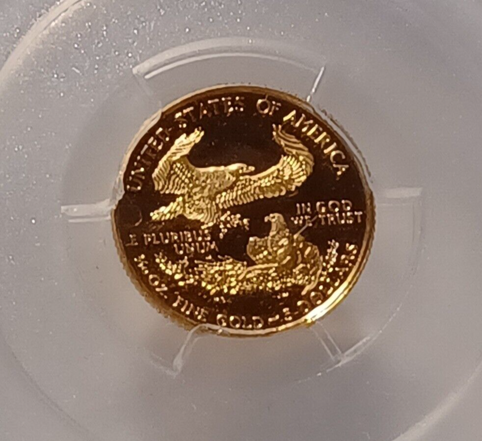 1994-W $5 Gold Eagle PCGS PR69DCAM Reagan Legacy Series image 4