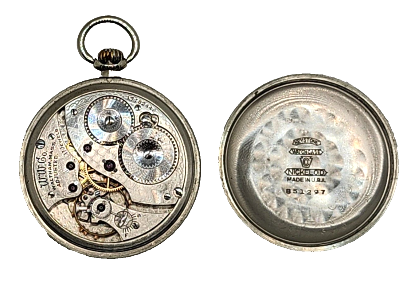 Antique Waltham Watch Co 17j Pocket Watch 12s Grade 230 Model 1894 image 7