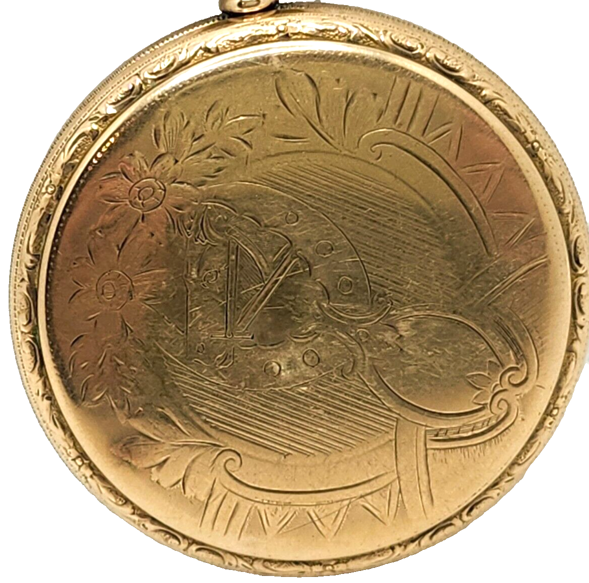 Antique 20's Elgin National Watch Co Gold Filled 7J Pocket Watch 12 Size image 5