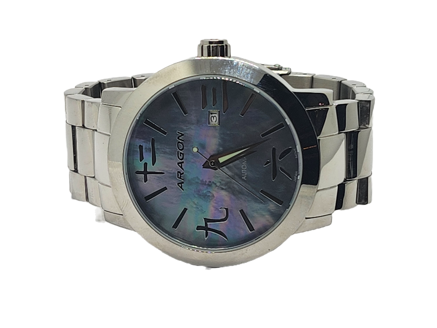 Aragon A194BLU Chinese Character Automatic 50mm image 0