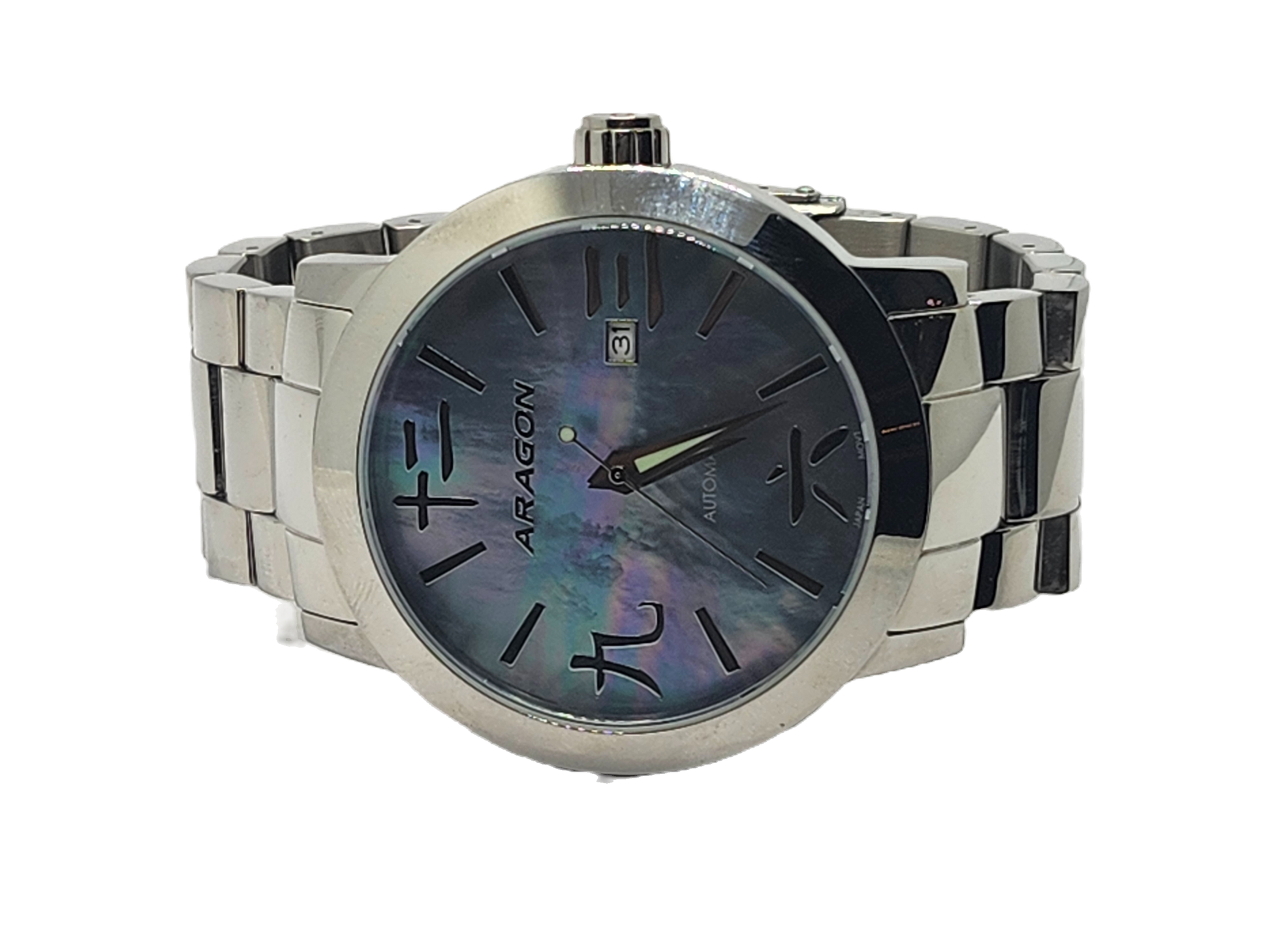 Aragon A194BLU Chinese Character Automatic 50mm image 0