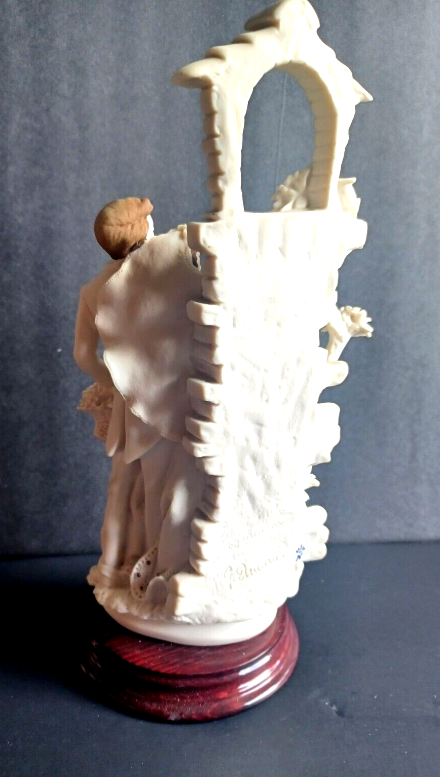 Giuseppe Armani 0201F Love in Bloom Bride & Groom Married Couple w/ Bouquet image 12