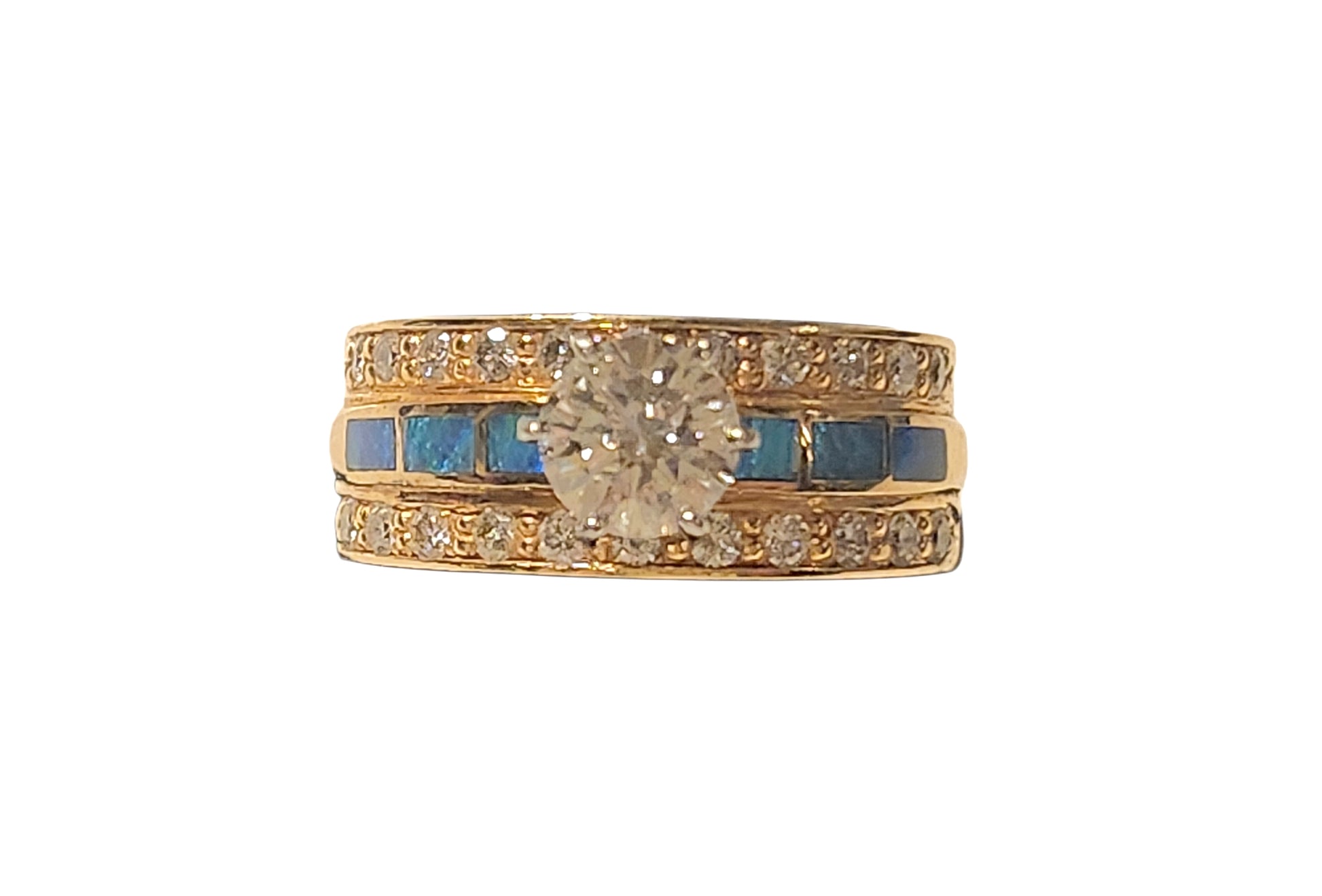.75ct Round Diamond Solitaire 18k Santa Fe Goldworks Engagement Ring image 6