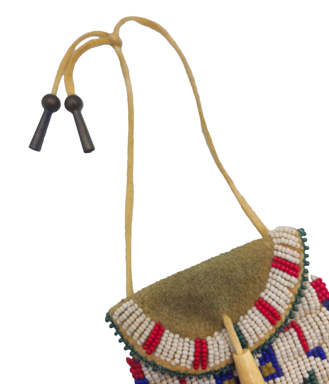 Vintage Native American Sioux or Arapaho Strike-a-Light Case / Medicine Bag image 5