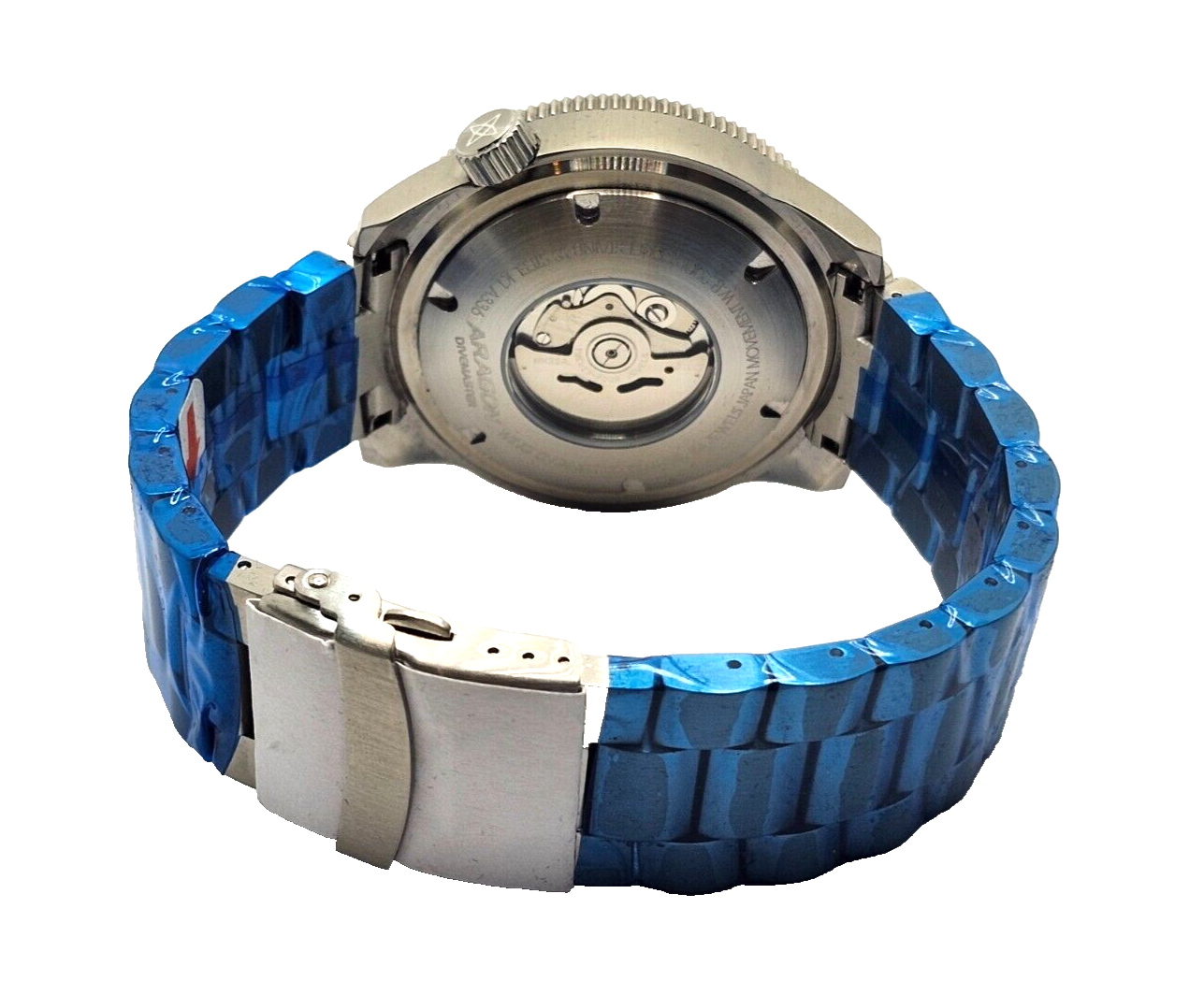 NEW! Aragon A336 Divemaster III Automatic NH35 Men's Watch ~ Black / Orange Dial image 4