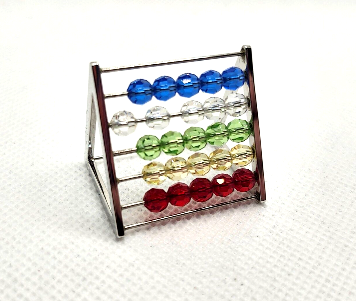 Swarovski Crystal Multi Colored Abacus Figurine #692829 in Box w/ COA image 2