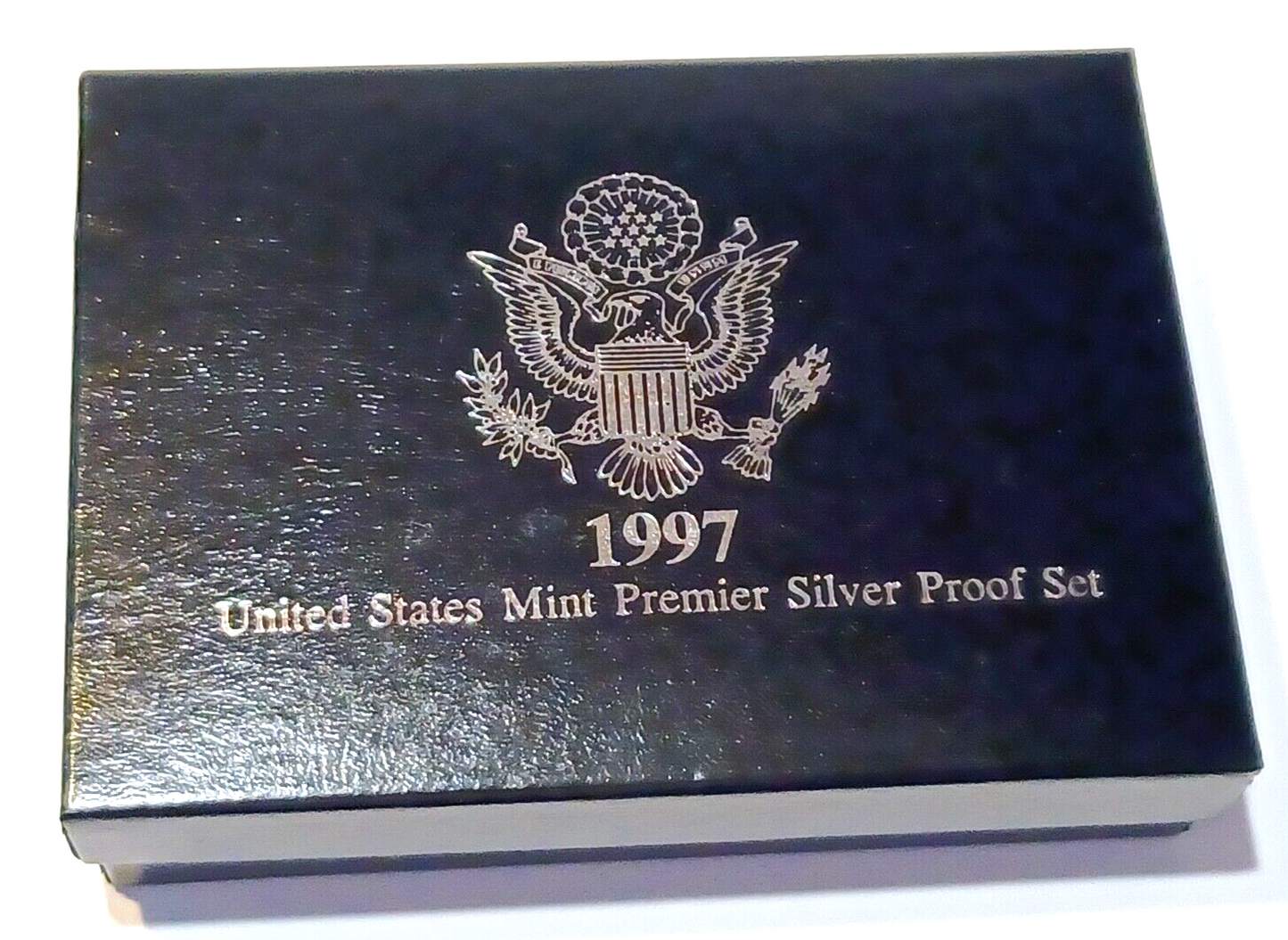 1997 U.S. Mint PREMIER SILVER PROOF Set Original Mint Packaging & COA image 6