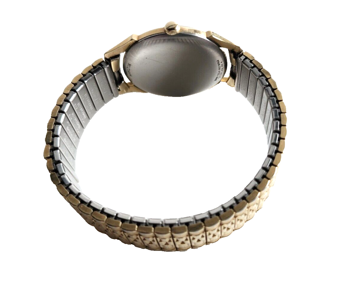 Vintage Hamilton Langdon 10k Rolled Gold Plate Men’s Watch Swiss image 5