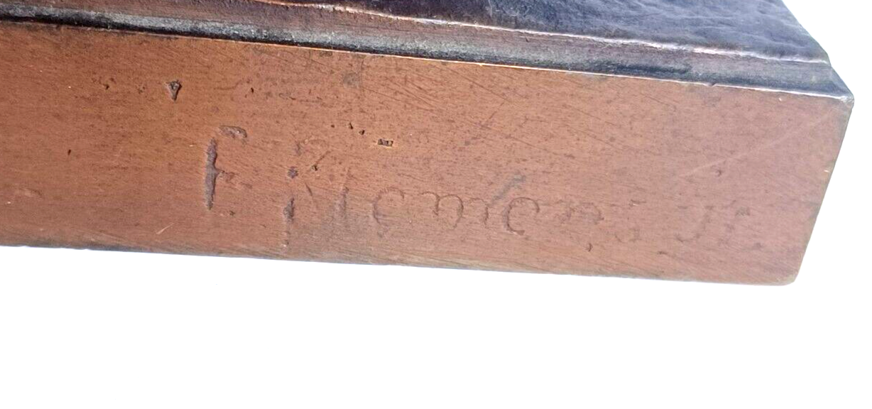 Antique Early 20th Century WWI German Soldier Bronze Sculpture Statue Signed image 16