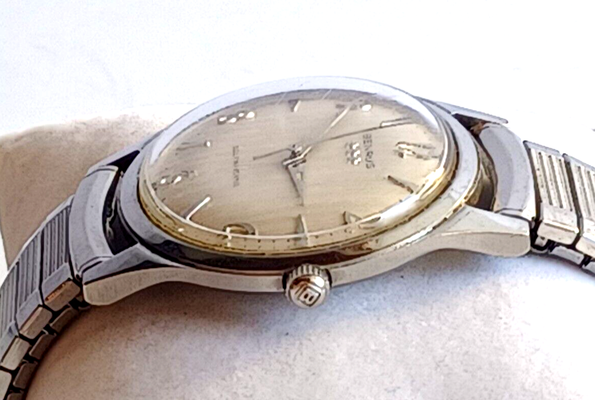 Vintage Benrus 3 Star Self-Winding Series #7001 Mens Watch ~ Works Great image 4