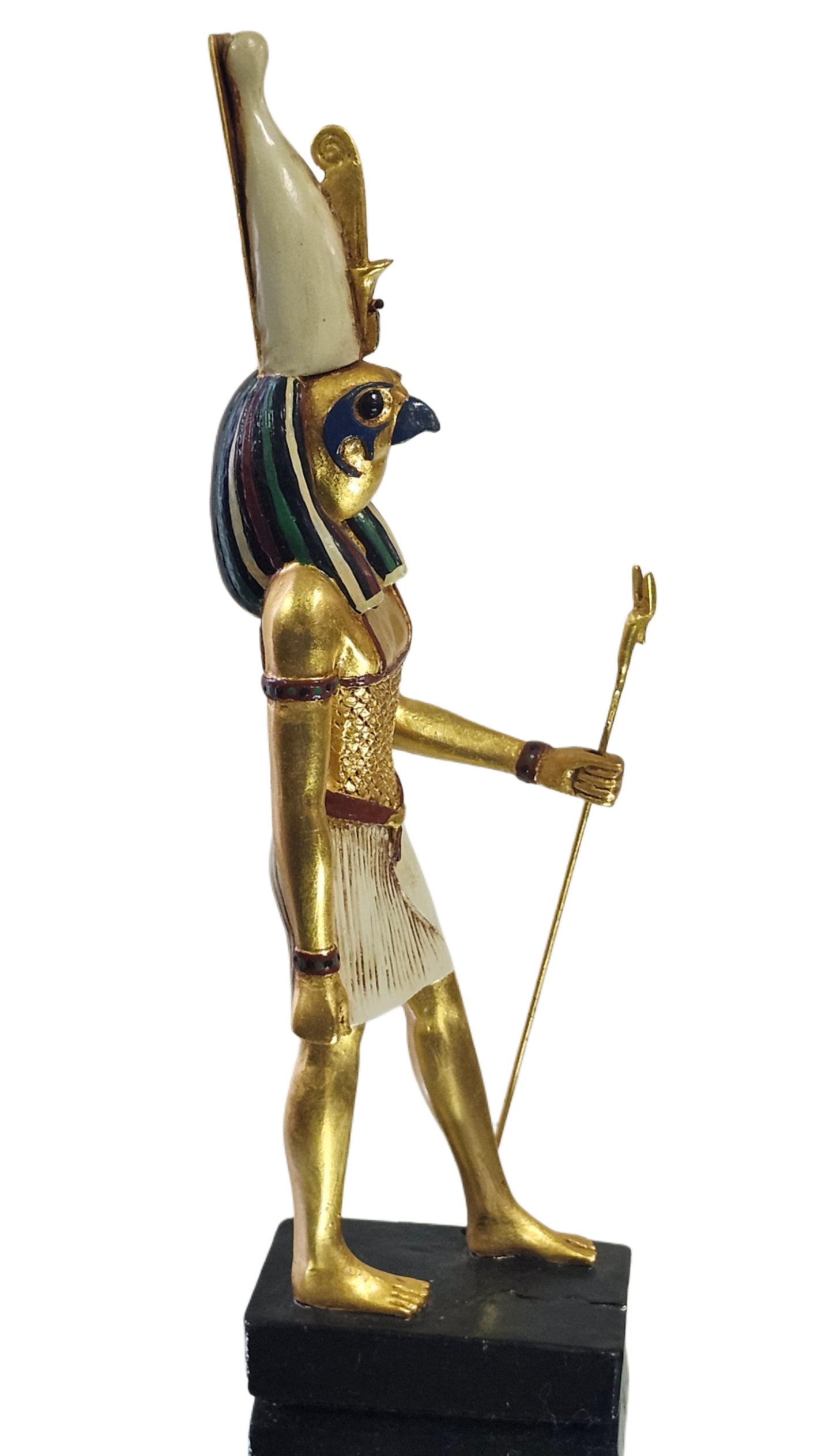 Artisans Guild International AGI Egyptian Horus Falcon Head Statue image 3