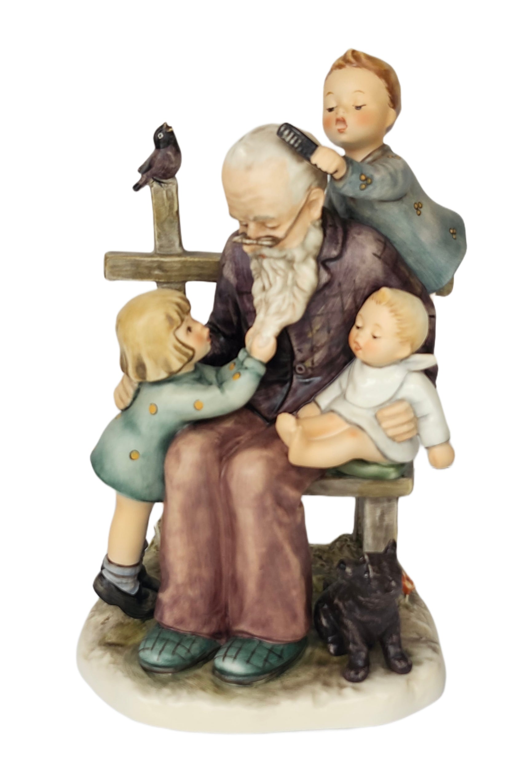 Hummel Figurine "At Grandpa's" #621 Limited Edition 275/10000 in Box image 1
