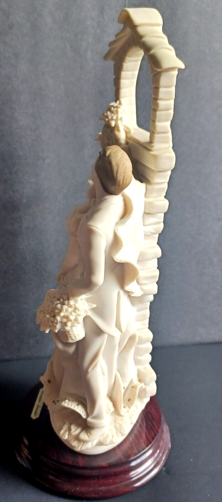 Giuseppe Armani 0201F Love in Bloom Bride & Groom Married Couple w/ Bouquet image 11