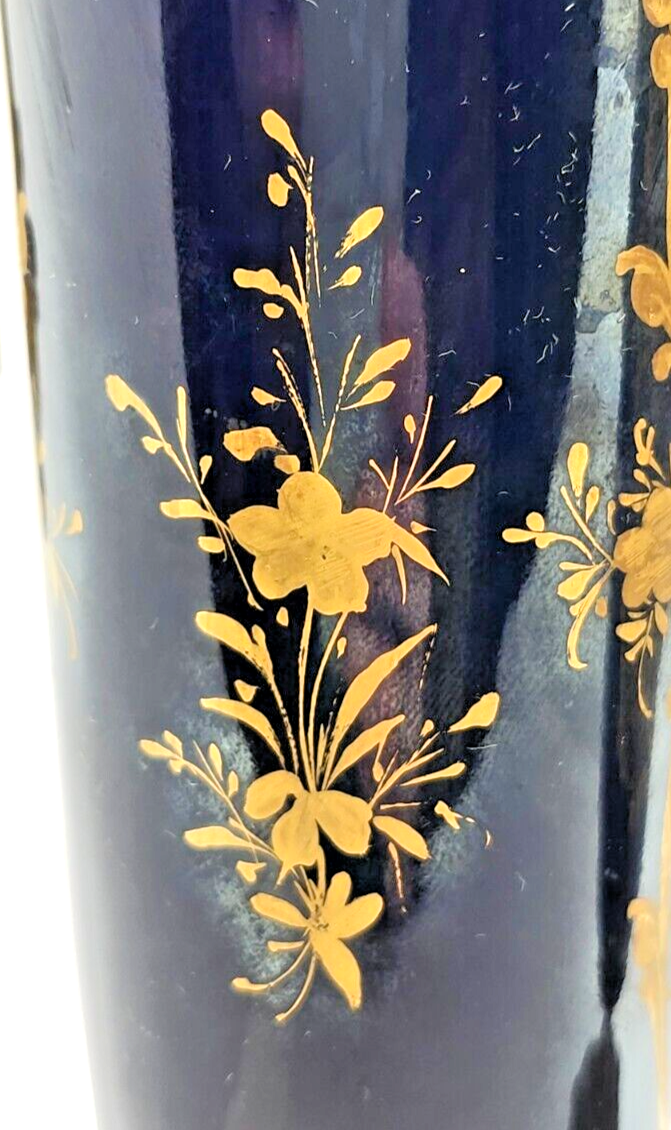 Pair of Antique French Sevres Porcelain Urns, Hand Painted, 1880's image 6