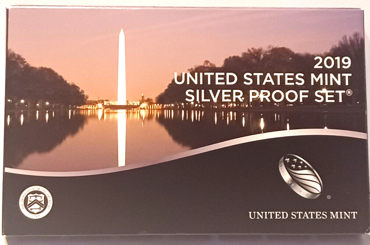 2019 S US Mint Silver Proof Set - 11 Coins COA Original Box image 11