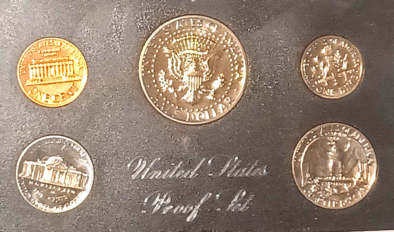 1971 S U.S. Mint Proof Set United States Original Mint Packaging image 4