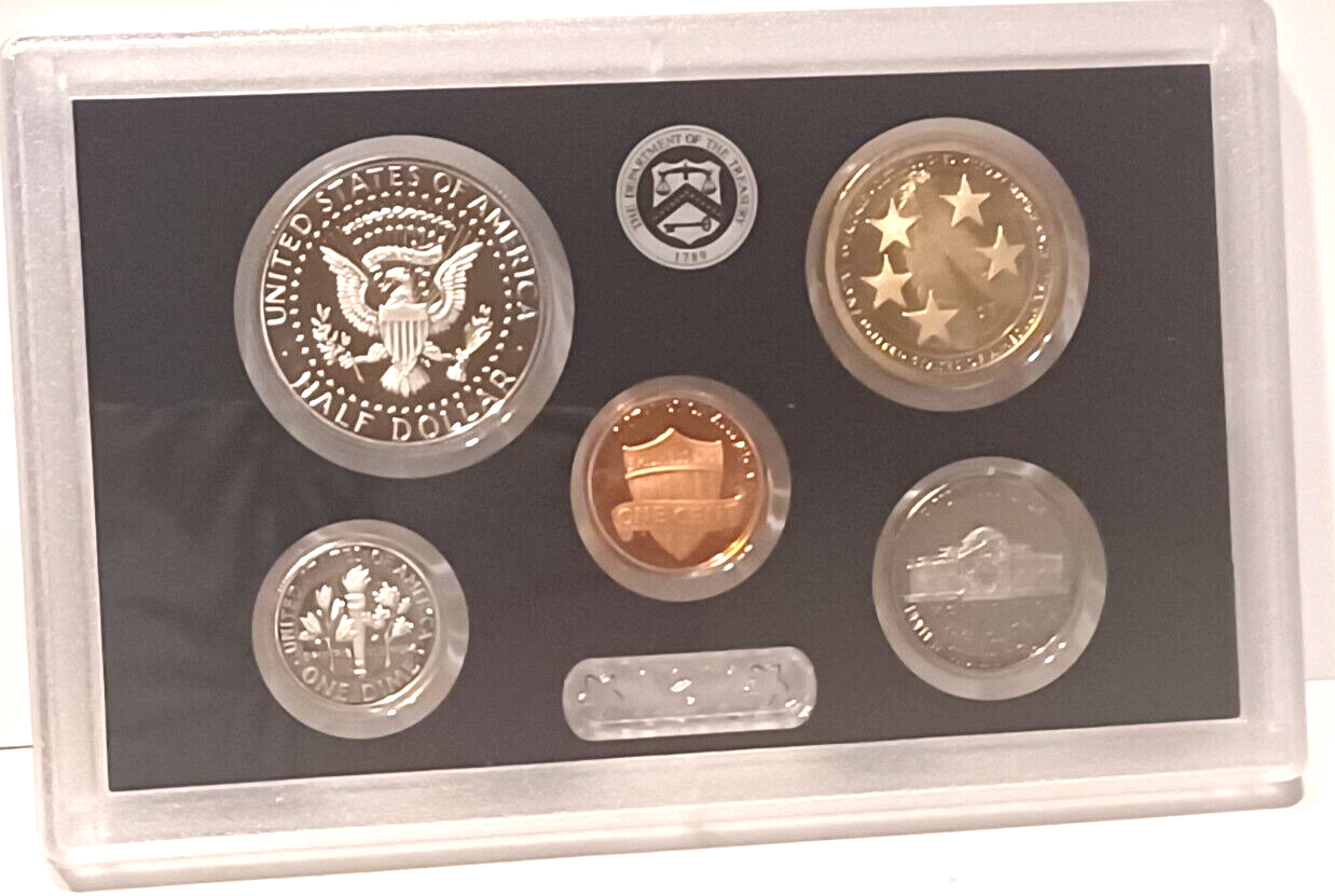 2021 United States Mint Silver Proof Set 7 Coin Set w/ COA image 3