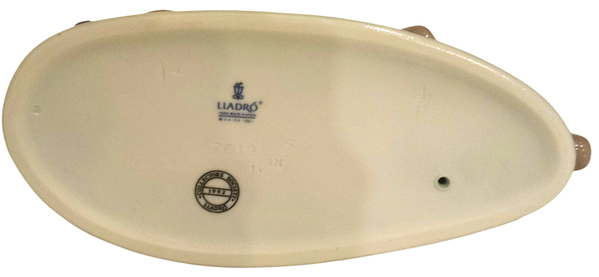 Retired Lladro #7619 Porcelain Figurine ALL ABOARD Boy w/ Train in Box image 4