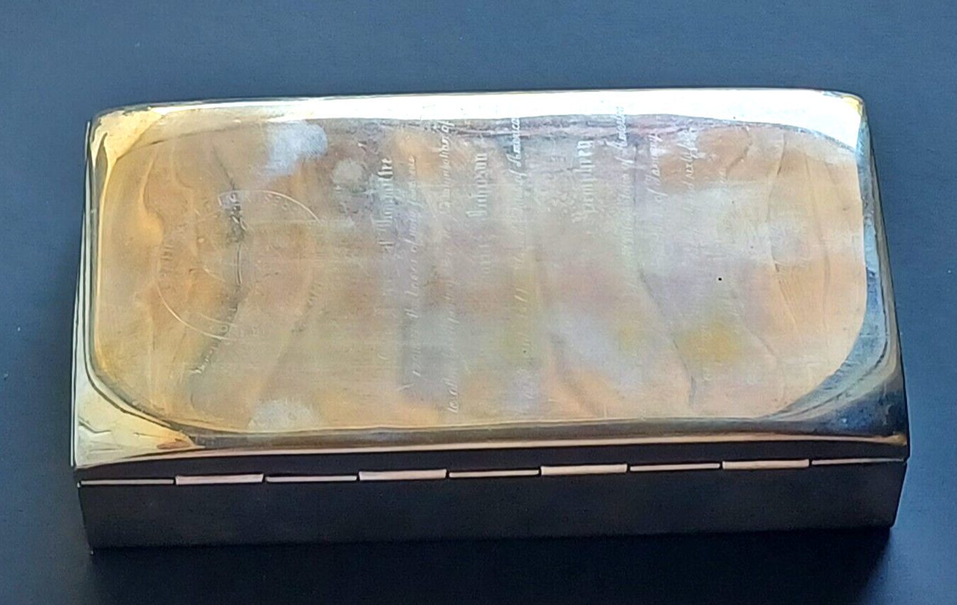 Sterling 1965 President & Vice President Inauguration Invitation Cigarette Case image 8